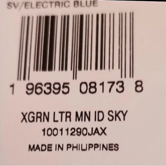 New Coach Crossgrain Leather Mini ID Cardholder Electric Blue with Keyring - Picture 9 of 12